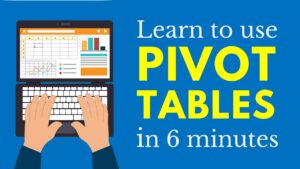 Learn Pivot Tables in 6 Minutes (Microsoft Excel)