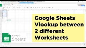 How to do Vlookup between 2 Spreadsheets in Google Sheets | Google Sheet Tutorial
