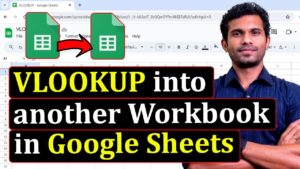 VLOOKUP into another Workbook (Google Sheets)