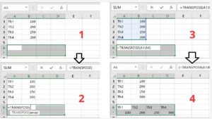 How to Transpose Columns and Rows in Excel