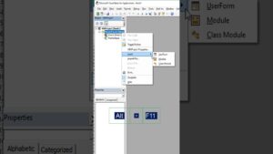 0.1 Get your VBA code window quickly under 15 seconds #excel #vba #ytshorts #learn