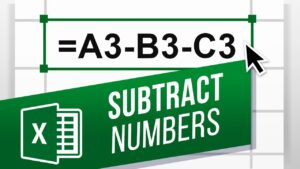 How to Subtract in Excel | Excel Minus Formula [Beginners Tutorial / Easy Excel formulas]