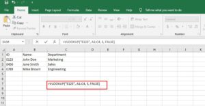 How to Use Vlookup With an Excel Spreadsheet