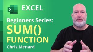 How to use the SUM Function and AUTOSUM in Microsoft Excel | Tutorial for Absolute Beginners
