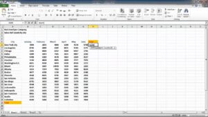 How to using Sum and AutoSum in Excel 2010