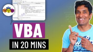 Learn VBA & Excel Macros in 20 minutes – with code samples 👨‍💻