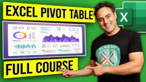 Master Excel Pivot Tables, Slicers, Interactive Dashboard